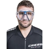 Cressi Penta Plus Clear Blue Yetişkin Dalış Maskesi thumbnail 5