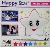 HAPPY STAR IŞIKLI YILDIZ - PİLLİ LED LAMBA thumbnail 2
