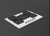 Arçelik Ocd K 752 Ewb Gazlı Cam Tablalı Ocak thumbnail 2