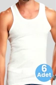 Erkek Pamuklu Atlet 6 Adet thumbnail 1