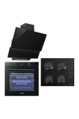 Luxell 88 Lt Platınum Siyah Ankastre Set thumbnail 1