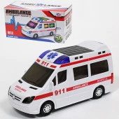 3D Işıklı, Sirenli Çarp Dön Sensörlü Ambulans thumbnail 3