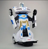 Transformers-Robota Dönüşen Işıklı, Sesli, Sensörlü Polis Arabası thumbnail 1
