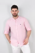 PAUL MARTİN REGULAR FİT ERKEK KETEN GÖMLEK thumbnail 9
