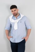 PAUL MARTİN REGULAR FİT ERKEK KETEN GÖMLEK thumbnail 6
