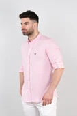 PAUL MARTİN REGULAR FİT ERKEK KETEN GÖMLEK thumbnail 10