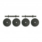 Voit 16,5 KG Kauçuk Kaplı Dumbell Set thumbnail 2