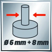 Einhell TC-RO 1155 E Freze Makinesi 1100 Watt thumbnail 5