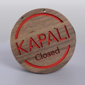 KAPI İSİMLİĞİ AÇIK-KAPALI thumbnail 1
