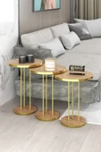 Zigon Sehpa Terra Gold Ceviz thumbnail 1