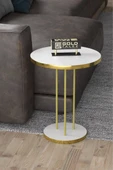 Zigon Sehpa Terra Gold Beyaz thumbnail 3
