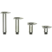 Paslanmaz Metal Mobilya Ayağı 32mm (4 Adet) thumbnail 1