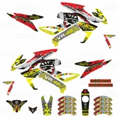 Bajaj Pulsar 200 NS Rossi Sticker Set Sarı thumbnail 2