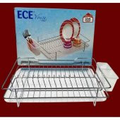 Ece Metal Yonca Paslanmaz Krom Bulaşıklık thumbnail 2