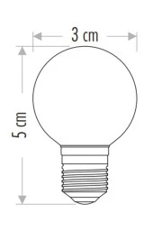 CATA CT 4071 1W Led Gece Ampul Sarı thumbnail 2
