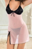 Miorre Yırtmaçlı Gecelik Takımı thumbnail 4