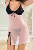 Miorre Yırtmaçlı Gecelik Takımı thumbnail 1