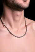 paslanmaz çelik kolye rahatsız etmez 60cm thumbnail 5