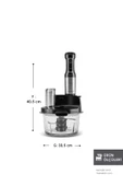 Karaca Mastermaid Prosteel Siyah 2000 W Mutfak Robotu thumbnail 2