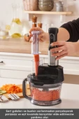 Karaca Mastermaid Prosteel Siyah 2000 W Mutfak Robotu thumbnail 8