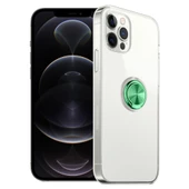 FitCase iPhone 12 Pro Max Kılıf Gross Ring Şeffaf Arka Kapak thumbnail 7