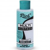 Rich Akrilik Boya Multi Surface 120 CC Antik Mavi 2306 thumbnail 2
