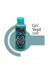 Rich Akrilik Boya Multi Surface 120 CC Gri Yeşil 2288 thumbnail 1