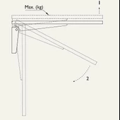 Gürçay Katlanır Karavan Masa Ayağı 30cm thumbnail 4