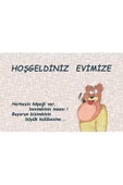 Evimin Sahibi Kapı Önü Paspas LoveBug-T thumbnail 2