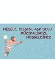 Müzikal Kapı Önü Paspas LoveBug-T thumbnail 2