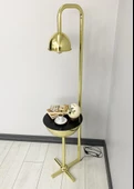 Karanfil Gold Tek Sehpalı Lambader thumbnail 4