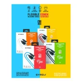 Syrox 2.1A Micro Flexible Silikon Şarj & Data Kablo 1.1M C98 thumbnail 1