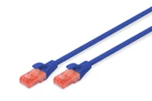 Digitus Patch Kablo Cat6 Mavi (0.5m) thumbnail 1