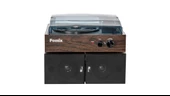 Fomix Fm200 Turntable Bluetooth Hoparlörlü Ahşap Pikap Çalar thumbnail 4