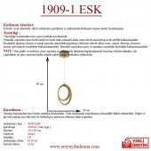Eray Aydınlatma 1909-1 Eskitme Tekli Led Avize thumbnail 3