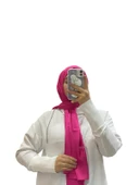 JAKARLI ÇİÇEK DESENLİ ŞAL 1005 thumbnail 4