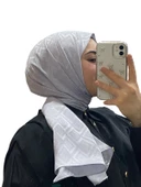 JAKARLI LABİRENT DESENLİ ŞAL 1008 thumbnail 9