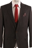 Yelekli Slim Fit Takım Elbise thumbnail 4