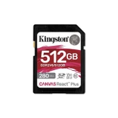 Kingston 512G Sdxc Canvas React Plus (280-150)Mb/S Sdr2V6/512Gb thumbnail 1