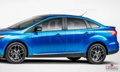 S-Dizayn Ford Focus 3 SD Kapı Koruma Çıtası Krom 2011-2018 thumbnail 2
