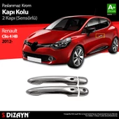 S-Dizayn Renault Clio 4 HB Krom Kapı Kolu 2 Kapı Sensörlü 2012-2019 thumbnail 1