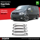 S-Dizayn VW T5 Transporter Krom Kapı Kolu 4 Kapı 2003-2010 thumbnail 1