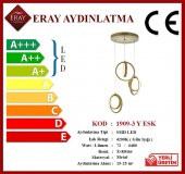 Eray Aydınlatma 1909-3 Eskitme 3 lü Led Avize thumbnail 3