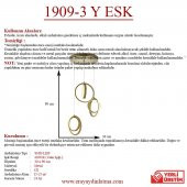 Eray Aydınlatma 1909-3 Eskitme 3 lü Led Avize thumbnail 4