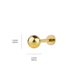 4 mm Top Altın Piercing thumbnail 2