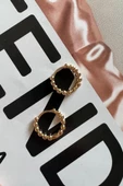 MİNİMALİST RING ( ALTIN KAPLAMA KÜPE) thumbnail 1