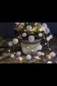 MAGICLEDCORNER Ponpon Dalı Işık Zinciri thumbnail 2