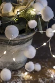 MAGICLEDCORNER Ponpon Dalı Işık Zinciri thumbnail 1