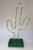 MAGICLEDCORNER Peri Ledli Metal Kaktüs Masa Üstü Dekor thumbnail 1