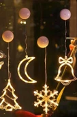MAGICLEDCORNER Ay Led Işıklı Vitrin,kapı Ve Cam Süsü thumbnail 3